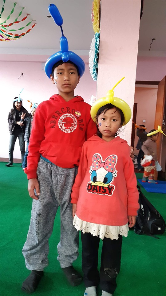 Blessing The Poor Children In Nepal